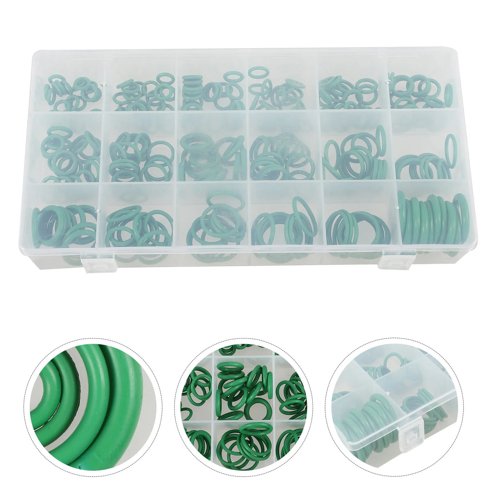 

270 Pcs Car Kit Sealing Ring Automotive Rings O-ring Rubber Washer Assortment Gasket Repairing Supplies
