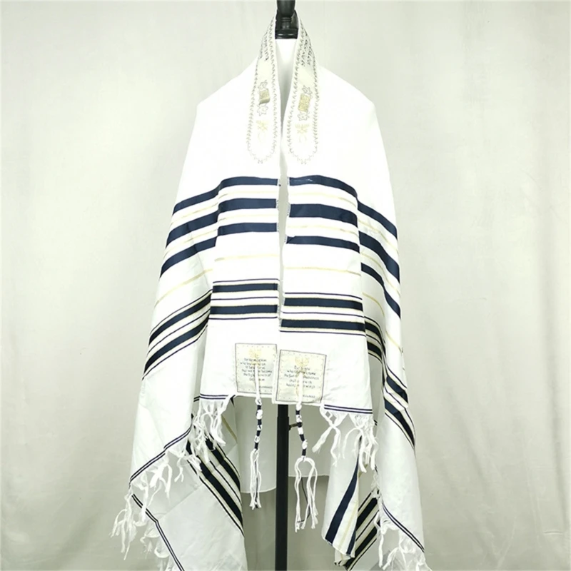 Prayer Shawl Messianic Tallit Prayer Shawl 71 42" For Men & Women Christian Messianic Tassels Prayer Scarf Arabic Scarves