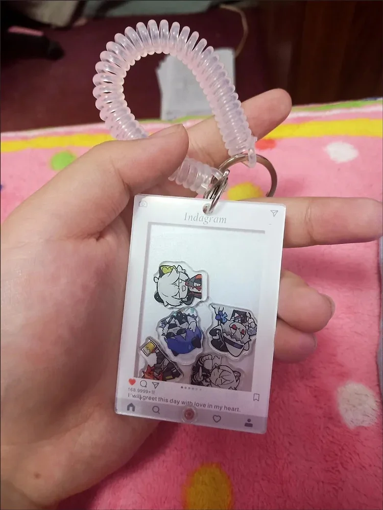 アクリルのインパクトゲームシート,DIYキーホルダー,フォト