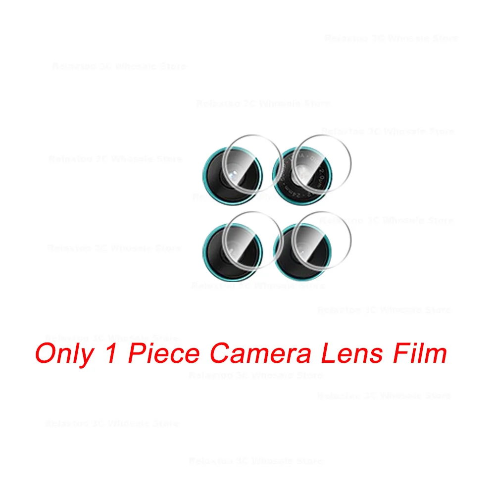 Enhanced Tempered Glass Case with Screen and Camera Lens Protector Film - 8-in-1 Protection Set