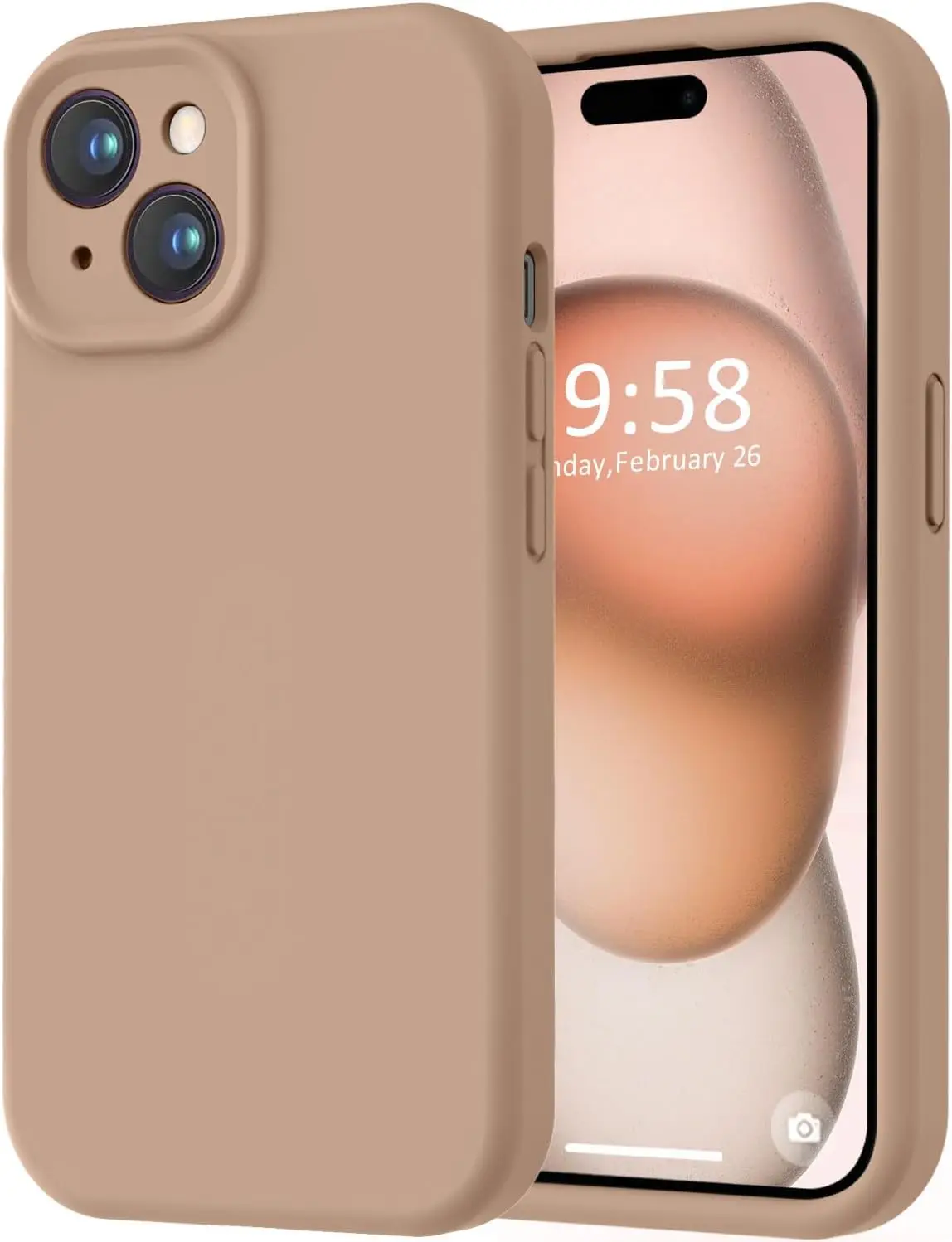 Premium Full Body Protective Phone Case - Liquid Silicone with Soft Microfiber Lining and Shockproof Design