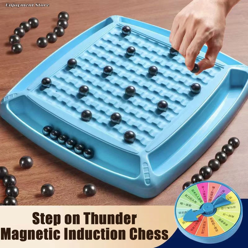 

1pc Magnetic Battle Chess Fun Board Game Magnetic Effect Chess Children'S Toy Thinking Training Leisure Desktop Battle Game