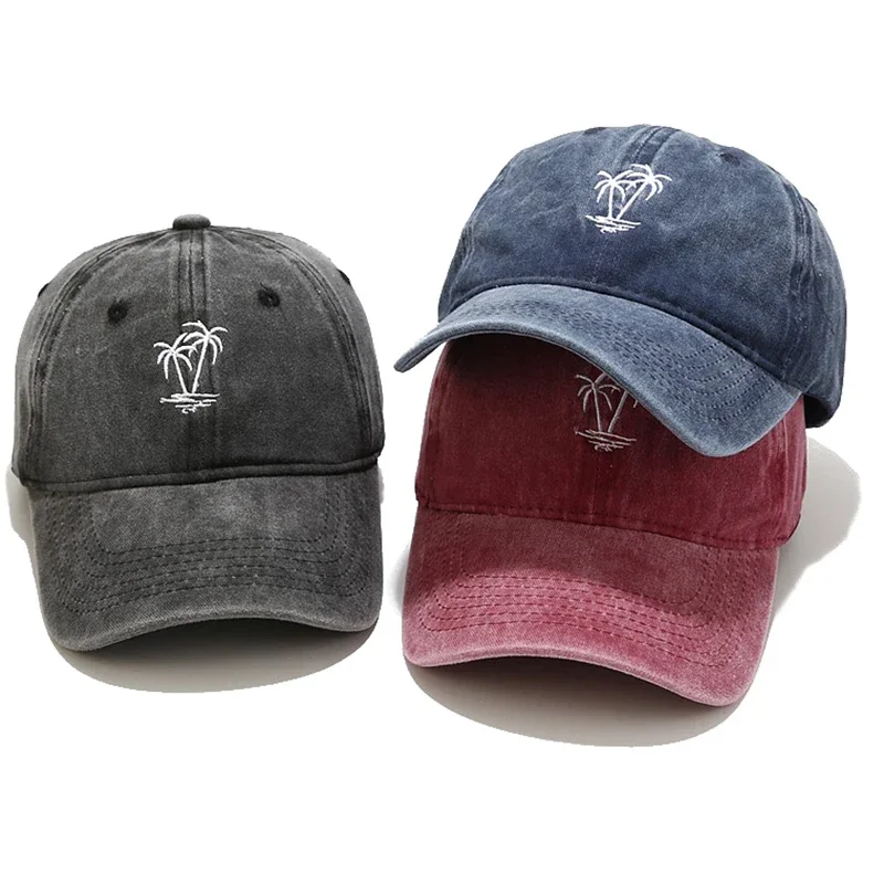 

Washed Cotton Hip Hop Caps for Men Women Gorras Snapback Adjustable Baseball Cap Casquette Embroidered Hat Gorras Para Hombres