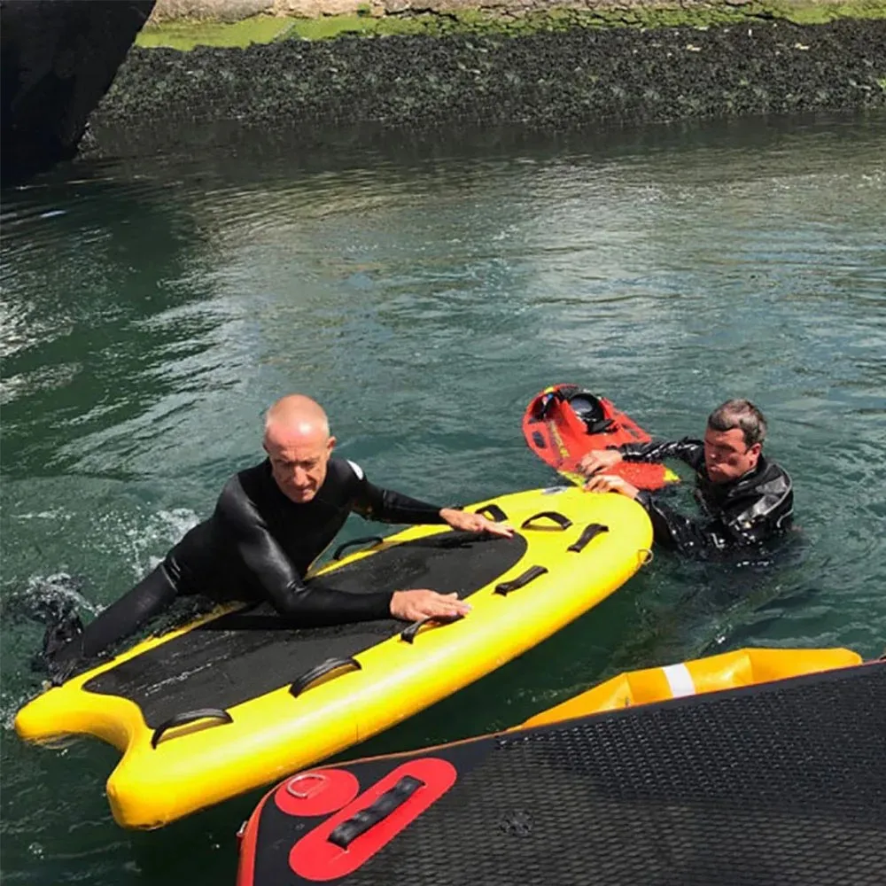 Rescue Sled Floating Mat Inflatable Water Surfing Board for Lake Water