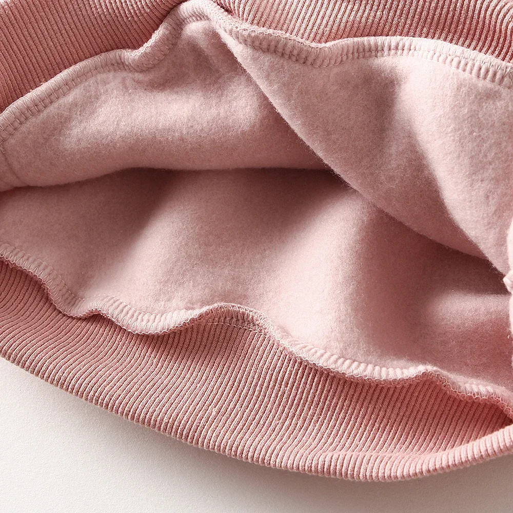 Autumn Winter Baby Girl Boy Clothes Set Embroidery Thicken Fleece Warm Sweatshirt Pant Boy Tracksuit Toddler Clothes Outfit 2Pcs 5