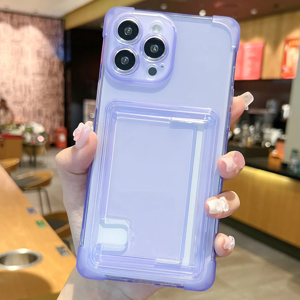 Silicone Card Slot Holder Case - Slim and Secure Card Storage Cover