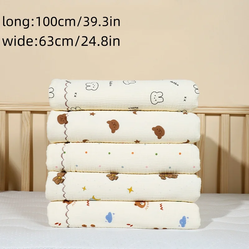 Printed crepe baby mattress A class gauze household children's mattress comfortable kindergarten