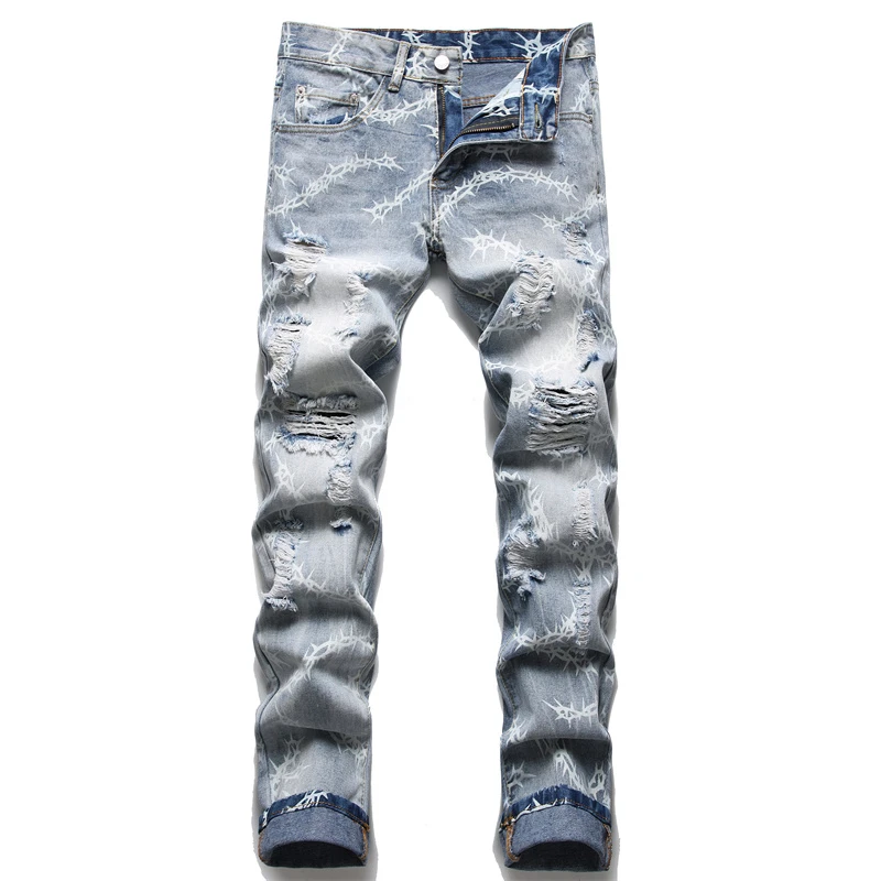 namens Spijsverteringsorgaan Grace Mens Jeans Slim Fit Biker | Men's Jeans Trend Pants | Denim Pants Men's - Jean  Jeans Men - Aliexpress