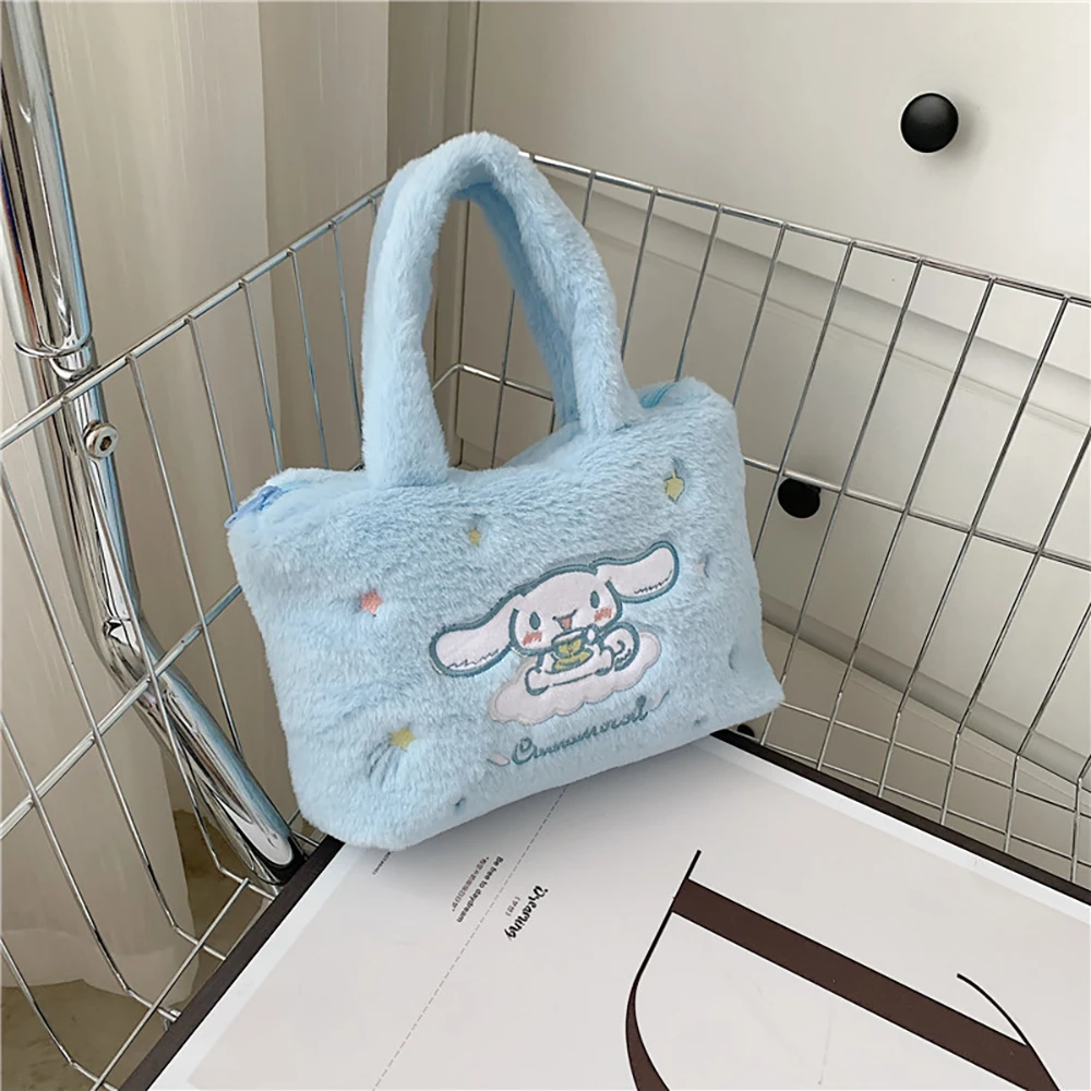 Kawaii Cute Kuromi My Melody Hello Kitty Plush Tote Bag – PeachyBaby