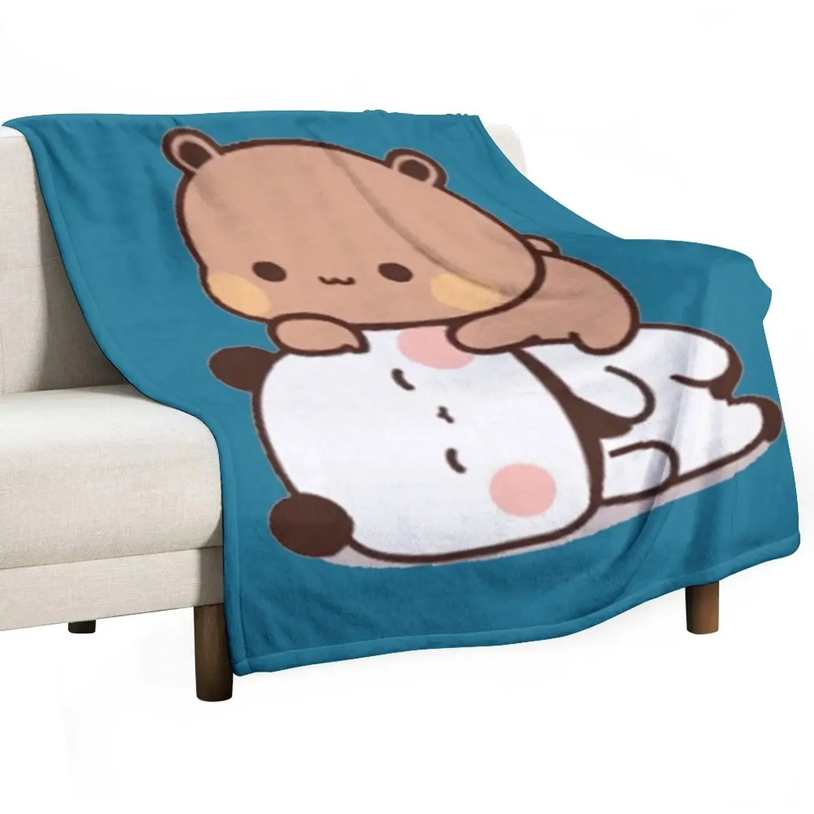 

Cute Dudu Is Laying On The Sleeping Bubu Throw Blanket Blankets Sofas Of Decoration Sofa Quilt Summer Beach Blankets