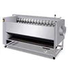 Electric Commercial Industrial Brush Roller Vegetable Carrot Sweet Potato Cleaning Washer Washing And Peeling Peeler Machine 3