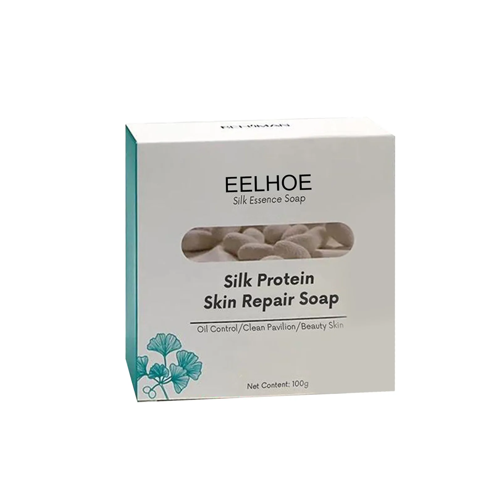EELHOE Silk Protein Skin Repair Soap Facial Cleaning Soap Remove Mites Blackheads Natural Goat Milk Cleansing Bath Skin Oil 100g 2