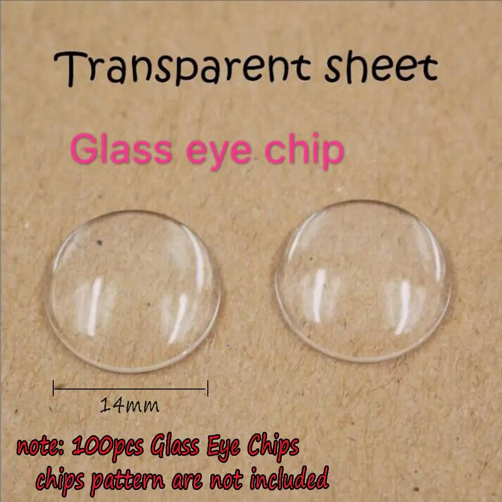 50 Pairs Glass Eye Chips for Blyth Doll Eye Accessories DIY Modified