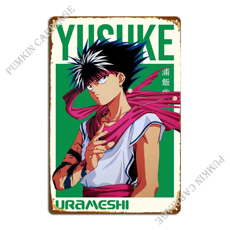 

Yusuke Metal Plaque Poster Party Painting Cave Plaques Tin Sign Poster