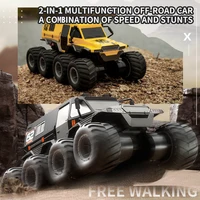 JJRC Rc Car Radio Control 8-Wheels 8X8 Off Road Amphibious Stunt Vehicle Q137 High Speed Racing Climbing Truck Children Toy Boys 2