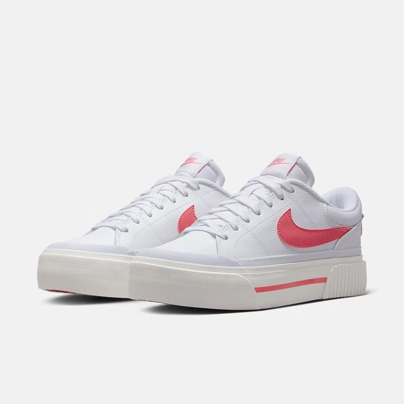 NIKE COURT LEGACY LIFT Women's sports shoes Casual shoes thick sole increase fashion retro board