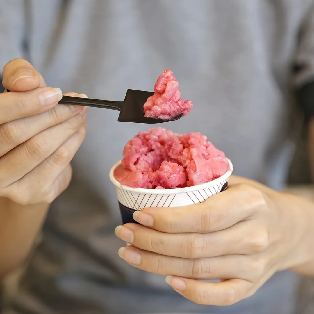 Disposables Cake Dessert Spoon Plastics Shovel Ice Cream Eating Yogurt Spoon Tableware 50/100pcs plastic spoons