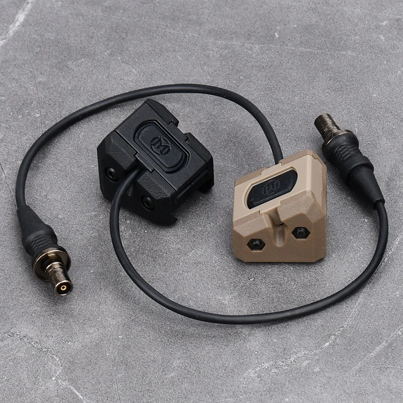 Tactical Airsoft Modbutton Pressure Switch Fit Surefir M300 M600 Flashlight 20mm Rail MLOK KEYMOD PEQ DBAL NGAL 2.5 Plug Laser