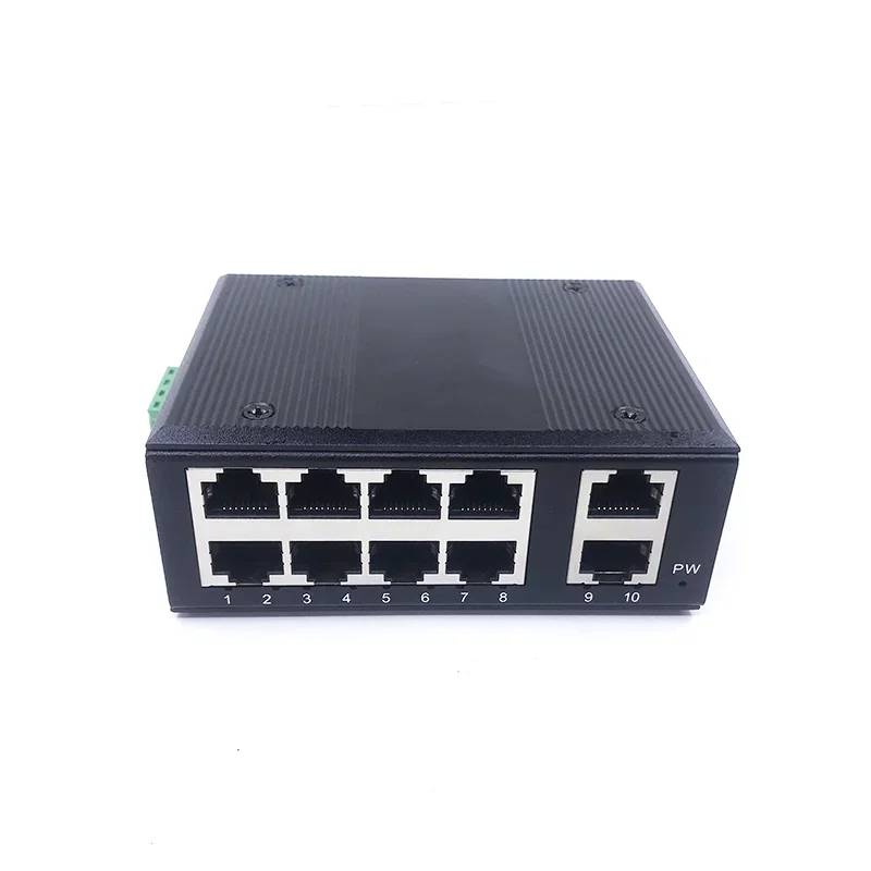 POE IN48V POE OUT 8 포트, 802.3at af poe, 90w-250w, 2 포트, 10 M, 100M, 업 링크, nvr, 10, 100M