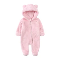Winter Essentials Fleece Baby Clothes Romper Kids Boys Girls Pajamas Hooded Toddler Bodysuit Infant Jumpsuit Newborn Onesies 5
