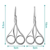 1pcs Beauty Small Eyebrow Scissors Curved Rounded Facial Nose Hair Trimming Tweezer Vibrissa Eyelashes Grooming Makeup Tool 6