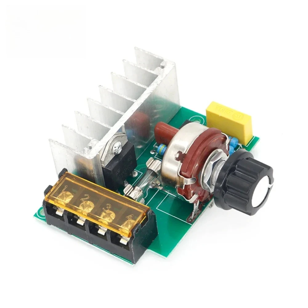 1PCS Dimming Dimmers Motor 4000W 220V AC SCR Voltage Regulator Speed Controller Power Supply Module