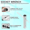 10Pcs Shower Valve Socket Wrench Set Carbon Steel Plumber Socket Wrench Double-Ended Tubular Spanner Set Tap Installation Wrench 3