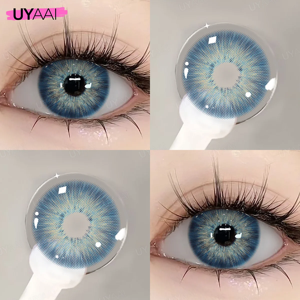 Vibrant Purple Eye Color Lenses for Women - Free Shipping Included