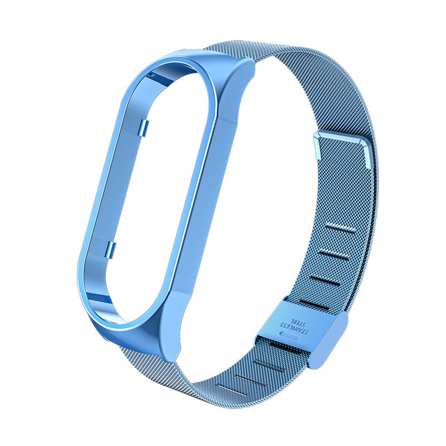 Band 7 Strap Metal Stainless Steel Wristbands For Xiaomi Mi Band 7 6 Replacement Smartwatch Accessories For Miband 7 Bracelet