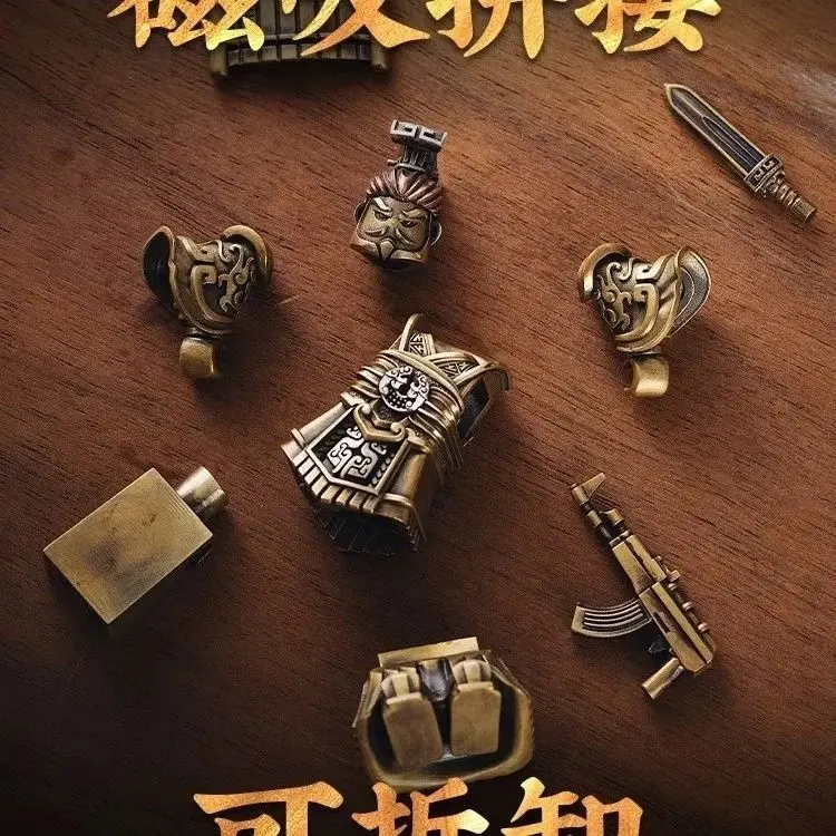 取り外し可能なスパルタ司令官 メタルオーナメント 銅製フィギュア