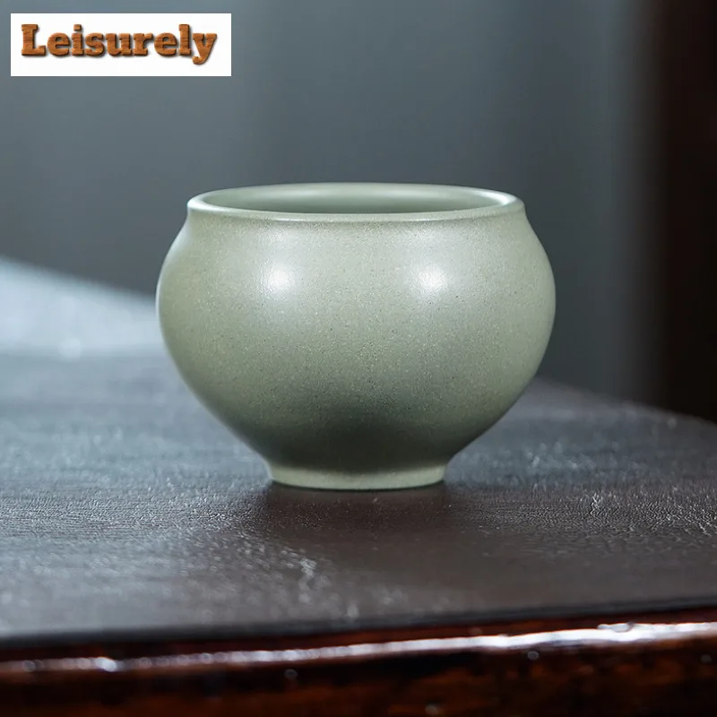 160ml Yixing Zisha Peony Teacup Zen Tea Bowl Tea Cup Set Tea-tasting Personal Cup Chazhan Master Cups Drinkware Decoration Gift