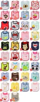 [Littles&Bloomz] Baby Girl Boy Feeding Bibs Waterproof Apron Cartoon Towel Kids Toddler Dinner baberos Bandanas Burp Cloths 2