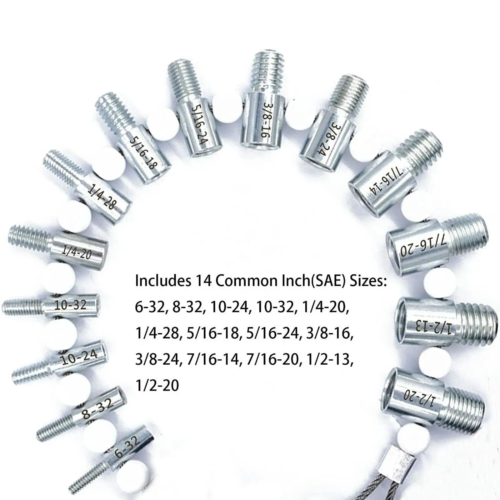 Thread Tester Bolt Nut Screw Thread Checking Checker Inspection 6-32 1/2-20 M12-1.75 M4-0.7 Inch And Metric Measuring Tools