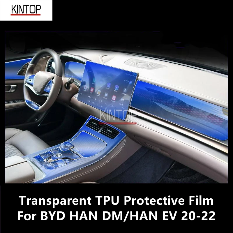 Für BYD HAN DM/HAN EV 20-22 Auto Interior Center Konsole Transparent TPU  Schutzhülle Film Anti-scratch Reparatur FilmAccessoriesRefit - AliExpress