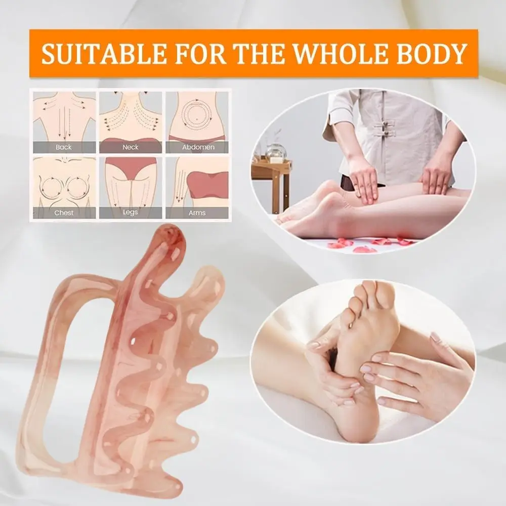 Fat Reduction Fascia Massage Blaster Tool Triger Points Body Tension Relief Fascia Cellulite Massage Tool Amber Portable