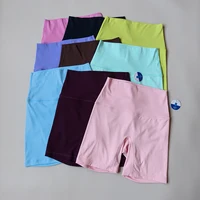 Summer Nude Shorts High Waist Seamless Yoga Shorts Scrunch Bum Gym Shorts Workout Biker Short Stretch Fitness Running Clothing