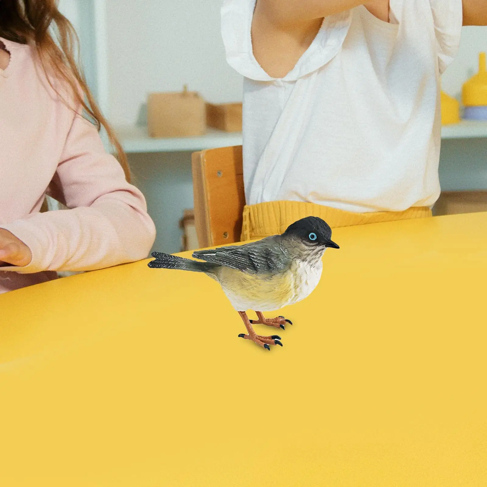 Animal Sculpture Collectible Handpainted DIY Crafts Simulation Bird Figurines for Tabletop Office Party Holiday Courtyard