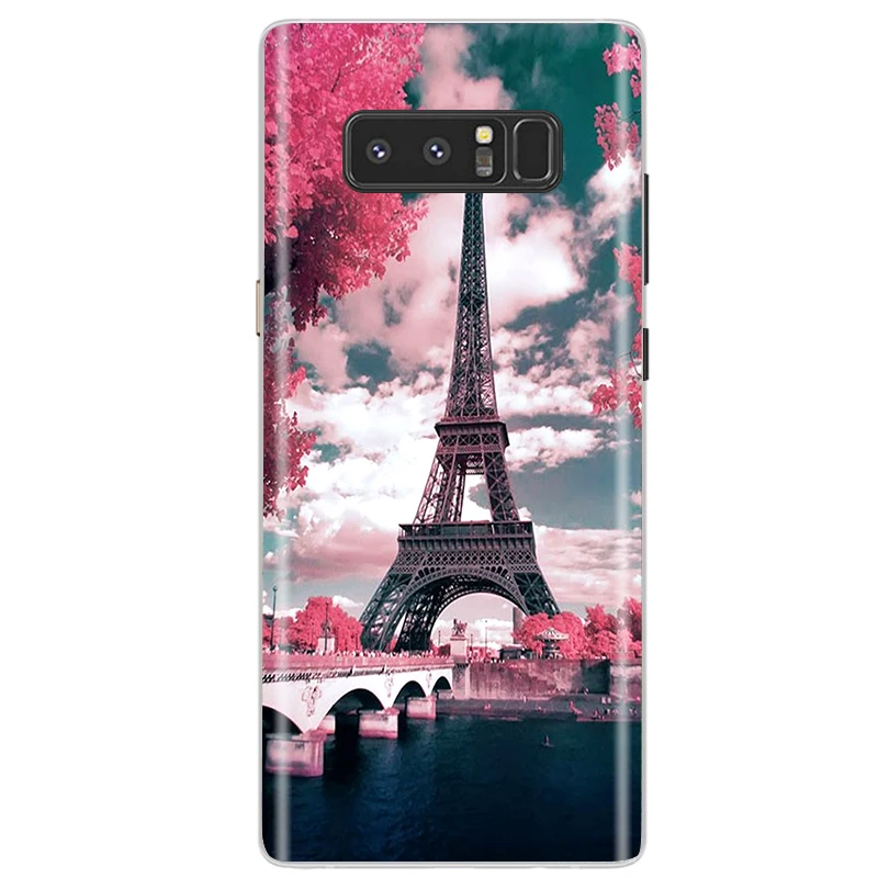Elegant TPU Silicone Back Case - Shockproof & Slim Design for Samsung Galaxy Note 8