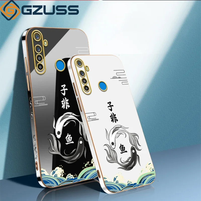 Custodia Sub Non Fish Per Oppo Realme 3 2 Pro Plus Chuang Tzu Taoism Cover