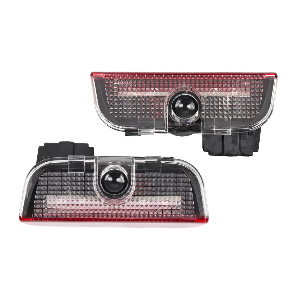 2 قطعة LED باب السيارة كشاف ضوء المجاملة شبح الظل...