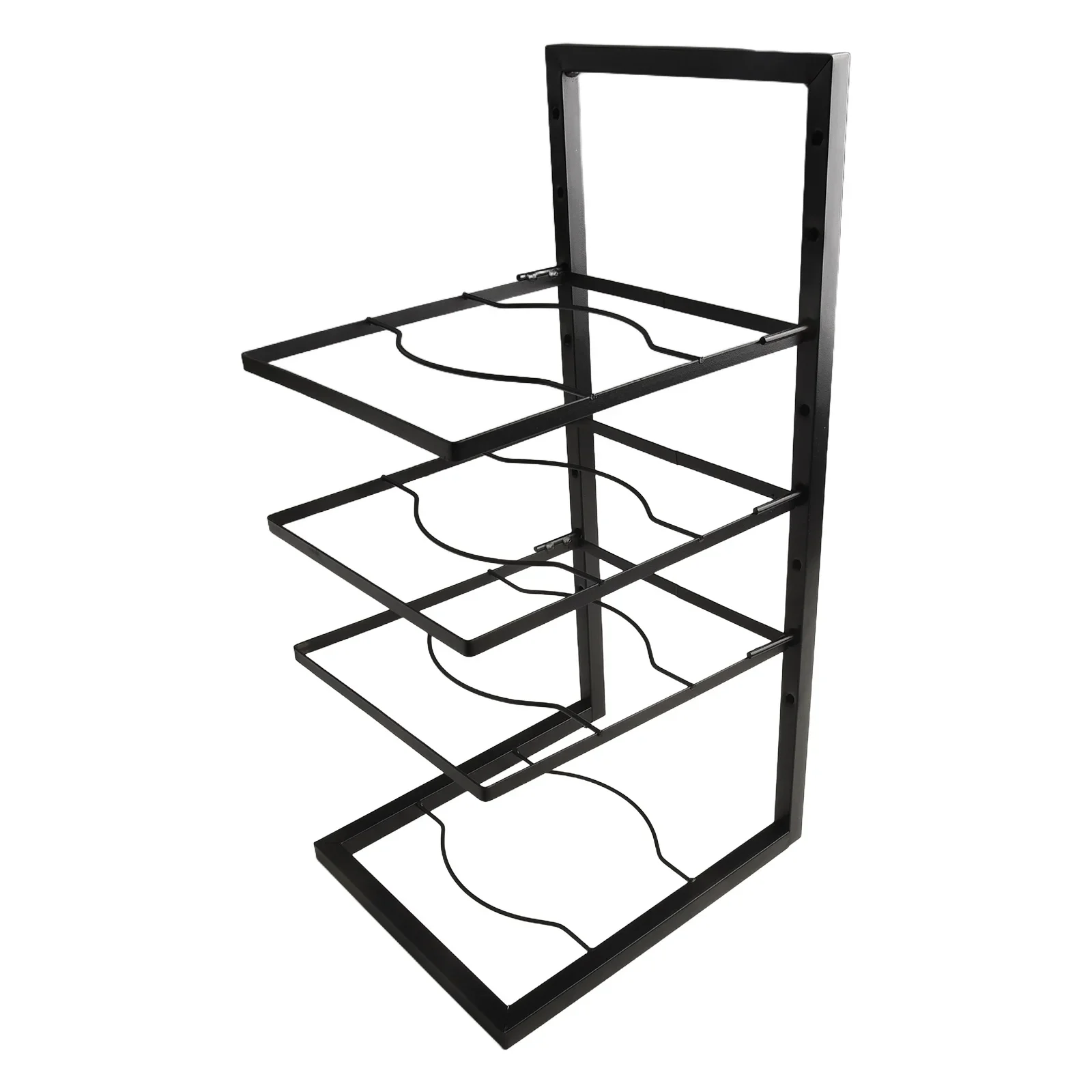 Pot Rack Kitchen Storage Rack Multi-Layer Pot Storage Cabinet Layered Pan Holder Tiers Kitchen Supplies