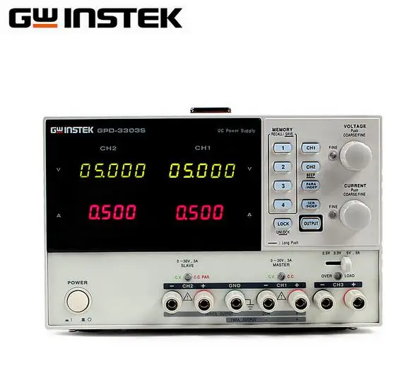 GWinstek GPD-2303S/GPD-3303S Multiplex Programmable Linear DC Power Supply Thre