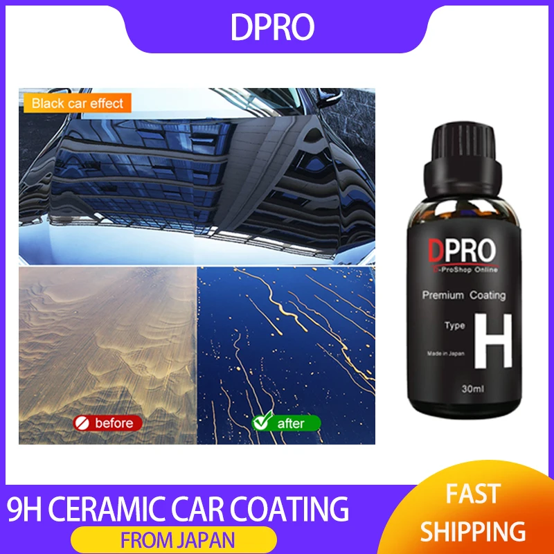 DPRO Glass Hydrophobic Coating Anti Rain Window Coating Water Repellent  Waterproof Windshield Ceramic Rearview Mirror Nano Spray