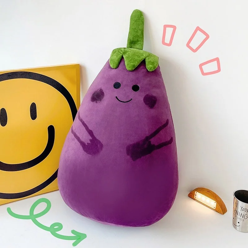 Chemicus Interactie snap Cotton Face Expression Bag | Stuffed Plush Toy Eggplant | Cute Eggplant  Plush Toy - Cute - Aliexpress