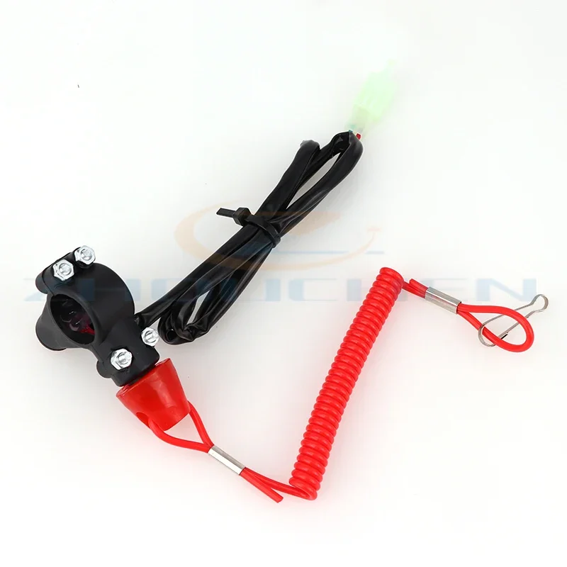 Safety Stop Kill Switch Push Button for 2-Stroke Mini Moto and ATV Accessories