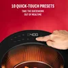 5.3 QT Radiant Light Air Fryer, Heats to 400°F in 2.4 Seconds, Auto Shut-off, 10 Quick-Touch Presets, Skylight Window 5