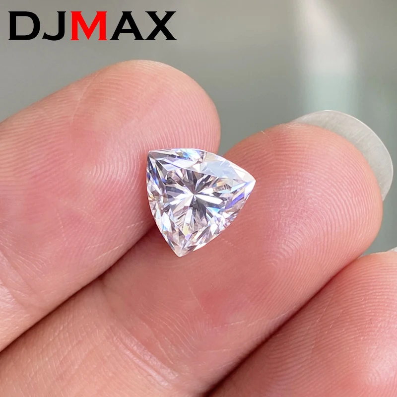 DJMAX 0.1-30ct Rare Fat Triangle Trillion Cut Moissanite Loose Stones ...