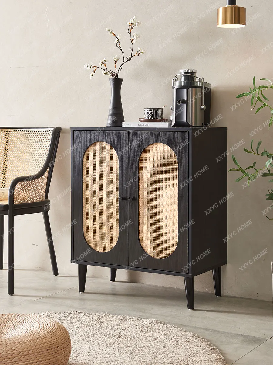 

Rattan Shoe Cabinet Simple Silent Style Locker Home Japanese Style Doorway