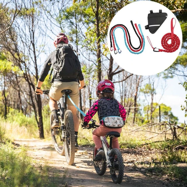 Kids Bike Bungee Tow Rope Outdoor MTB Cycling Stretch Pull Strap Bike  Hauling Cable Compatible Most Bicycle - AliExpress