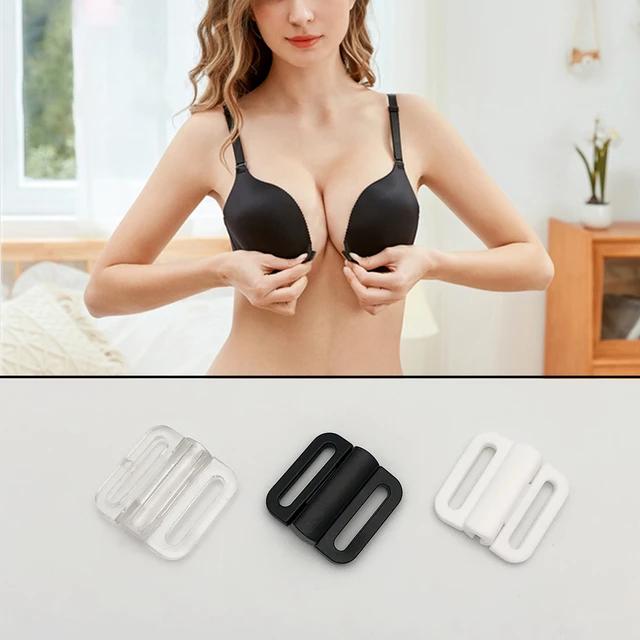 Bra Front Clip Bikini Closure Buckles Fly Bra Plastic Safe Lock Sewing  Notions Supplies VEVESI